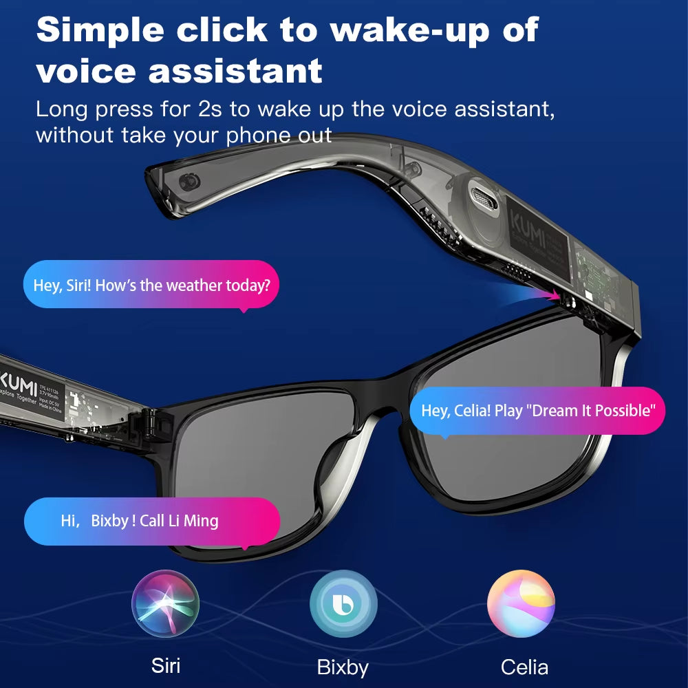 Meta V1 Smart Glasses Break Audio-Visual Imagination Create Bluetooth Glasses IPX4 Waterproof Bluetooth Phone Call