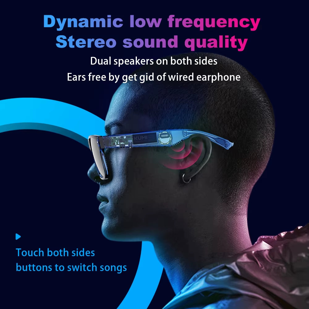 Meta V1 Smart Glasses Break Audio-Visual Imagination Create Bluetooth Glasses IPX4 Waterproof Bluetooth Phone Call